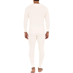 Ensemble de pyjama d'hiver thermique solide en deux pièces en polyester pour femmes - Product Image 2