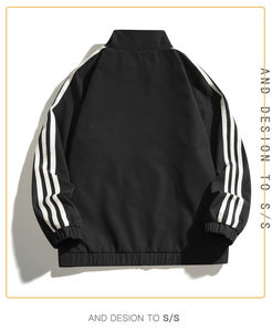 Veste coupe-vent décontractée à capuche, imperméable, respirante, en toile froissée, polyester, blocs de couleur, fermeture éclair, design personnalisé OEM - Product Image 4