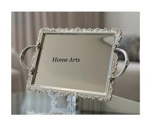 Juego de 2 Bandejas para servir dulces de diferentes tamaños Bandeja para servir postres de acero inoxidable para uso en la Mesa - Product Image 2