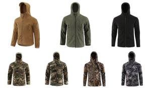 Veste élégante pour homme, polaire zippée pour la randonnée thermique en plein air, le ski et les sports d'hiver décontractés. - Product Image 5