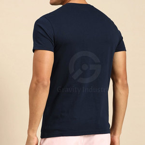 Camisetas para Hombre de Alta Calidad a Bajo Precio de GRAVITY INDUSTRY, Hechas en Pakistán, de Poliéster/Algodón, Transpirables, de Secado Rápido, Manga Corta, 220g - Product Image 3