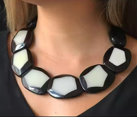 Nouvelle Arrivée Promotionnelle : Collier Tendance en Résine, Bijoux Faits Main, Personnalisation, Impression Typographique, Ange Floral, Mariage