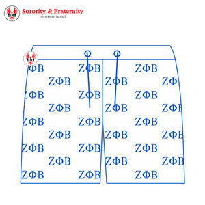 Nuevo diseño de mujer ZETA PHI BETA ropa de dormir hermandad fraternidad griega pantalones de manga corta pijamas para mujer conjunto - Product Image 2