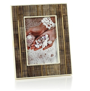 Gran venta 2023 personalizado lujoso mejor calidad tallado a mano incrustaciones de hueso de madera marco de fotos para Decoración - Product Image 4