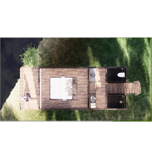 Industriel moderne personnalisé 100% Conception écologique bûches en bois 20FT & 40FT Serres préfabriquées avec garantie de 5 ans pour une utilisation en extérieur - Product Image 1