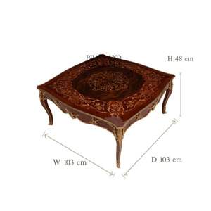 Juego de Mesa Clásico con Incrustaciones de Madera - Product Image 5