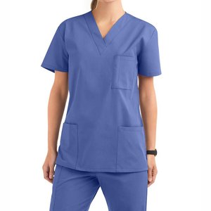 2025 nouveau produit de haute qualité hôpital dentaire gommages personnalisé Oem Logo médecin infirmière uniformes pour hommes femmes en toile - Product Image 5