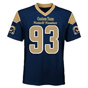 Vente en gros de maillots de football américain respirants imprimés personnalisés Vêtements de sport personnalisés - Product Image 6