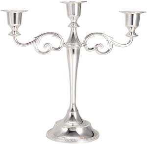 Soporte de vela de metal de calidad superior Soporte de vela de metal puro de diseño clásico del mejor exportador de India - Product Image 4