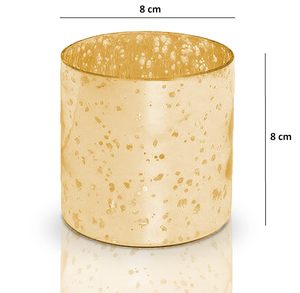 Portavelas de Vidrio Personalizado Ecológico con Diseño de Coral Plateado para Aromaterapia e Iluminación Diwali, Decoración Moderna y Elegante para el Hogar - Product Image 3