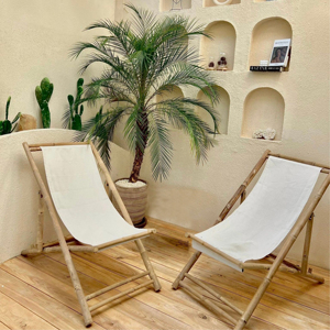 เก้าอี้ชายหาดไม้ไผ่คุณภาพดีที่สุด ทันสมัย กันน้ำ พับได้ ใช้ได้ทั้งภายนอกและภายใน - Product Image 5