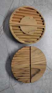 Poignée de boutons en bois moderne multi-usages pour armoires tiroirs commodes armoires salles de bains cuisines salons chambre à coucher utilisation - Product Image 3