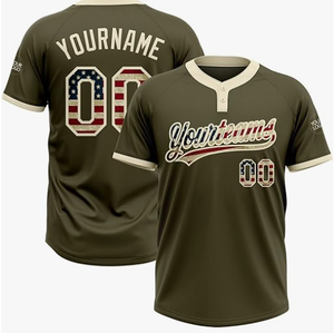 Custom Comfortable Breathable Baseball Jerseys Personalized Names and Numbers Set for Sports Teams <b>Fans</b> Leagues - Product Image 2