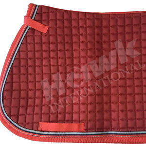 Selle anglaise pour cheval en gros, tapis de selle en coton matelassé, produits équestres, tapis de course pour l'équitation au meilleur prix - Product Image 1