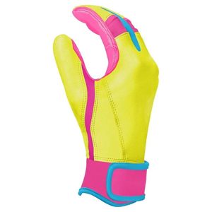 Guantes de bateo de béisbol de cuero de alta calidad para hombre Tamaño personalizado y puño corto con opciones de logotipo y color - Product Image 6