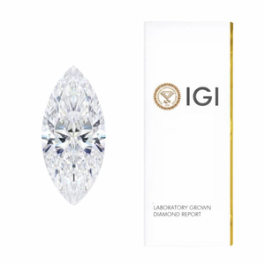 Diamante Cultivado en Laboratorio de 3 Quilates, Corte Marquesa, Claridad VS1, Color EF, Certificado IGI, Diamante Suelto para Joyería, Directamente del Fabricante - Product Image 1