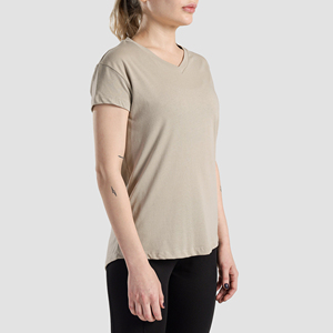 Mujeres Casual Algodón Camisetas Proveedores Elegante Moda Tops Fabricantes Vendedores de moda Venta al por mayor Fabricantes de ropa ODM - Product Image 3