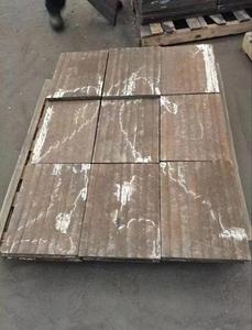 Piring pakaian Reclaimer tanaman semen Stacker | HRC58 + | 15x15cm desain mosaik | Dengan lubang baut - Product Image 6