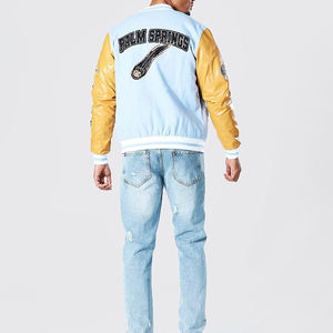 Chaquetas universitarias de talla grande para hombre, chaquetas universitarias al por mayor, chaqueta universitaria lisa con logotipo personalizado - Product Image 2