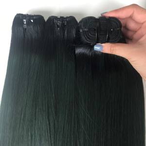 ผมมนุษย์ผม100% สีเขียวแบบไล่เฉดสีผมตรง - Product Image 5