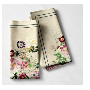 Vente chaude conception personnalisée en gros 100% coton biologique certificat GOTS nappe transfert de chaleur torchon pour une utilisation au restaurant - Product Image 2