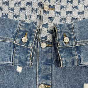 แจ็กเก็ตบอมเบอร์ยีนส์ใส่ได้ทั้งชายและหญิงแจ็กเก็ตแฟชั่นไฮสตรีทใหม่ฤดูหนาวใส่สบาย - Product Image 4