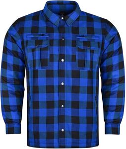 Camisa de Franela para Motociclistas, Resistente al Viento, Forrada y Protectora - Product Image 1