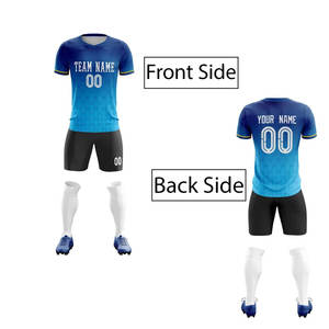 เสื้อฟุตบอลพิมพ์ลายดิจิทัลแบบเต็มตัวเสื้อทีมฟุตบอลเครื่องแบบทีมฟุตบอล - Product Image 5