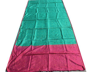 Vintage Silk Sari Fabric Mixed Beautiful Saree <b>Designer</b> Saree for Women's Clothing - Product Image 2