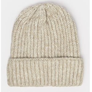 <b>Fleece</b> Lined Ribbed Fold-Up Cuff <b>Beanie</b> Hat Warm Acrylic Blend Unisex Custom Color Options Wholesale Bulk Orders - Product Image 2