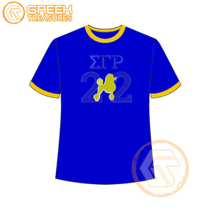 Venta al por mayor Sigma Gamma Rho mujeres camiseta hermandad ropa algodón Jersey alta calidad transpirable camiseta mujeres ropa griega - Product Image 2