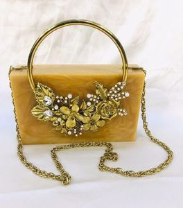 กระเป๋าถือคลัทช์ทำจากเรซิ่นฤดูร้อนกระเป๋าถือทำมือเป็นมิตรกับสิ่งแวดล้อมปรับแต่งได้แฟชั่นหรูหราใช้ในตอนเย็นและทุกวัน - Product Image 2