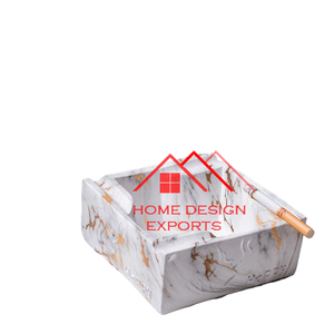 Dernière conception accessoires pour fumeurs cendrier en marbre avec impression personnalisée pour la maison bar hôtels et restaurants utilisés en gros - Product Image 2