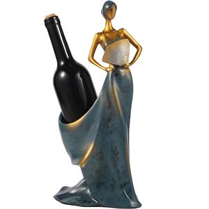 Moderno Porta Botellas de Vino Circular de Aluminio Dorado Vintage, Ecológico, con Diseño Floral, Capacidad de 3L, Decorativo para Mesa de Fiesta - Product Image 5