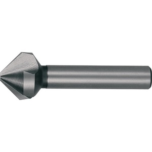 RUKO Countersink for Shop <b>Tools</b> DIN 335 C 90 Nominal 16.5 mm Carbide <b>Plain</b> with Z.3 Shank 10 mm - Product Image 1