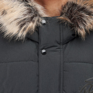 เสื้อโค้ทกันน้ำสำหรับผู้ชายไซส์ใหญ่แบบมีฮู้ดสำหรับฤดูหนาว เสื้อแจ็คเก็ตยาวแบบมีช่องระบายอากาศสำหรับเด็กผู้ชาย - Product Image 4