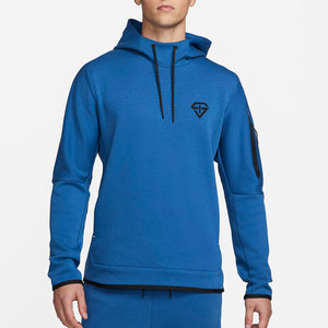 Men's High Quality Cotton French Terry Zipper-Up Eco-Friendly Hoodie <b>Thick</b> <b>Fleece</b> Streetwear Plain Dyed Solid Pattern for Winter - Product Image 1