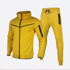 Chándal Deportivo con Capucha para Hombre, Lavado Ácido, 100% Algodón, Transpirable, Secado Rápido, para Entrenamiento Deportivo y Jogging, Entrega Rápida, Precio Bajo - Product Image 2