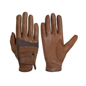 Gants d'équitation de conception unique de services d'OEM gants d'équitation de haute qualité à bas quantité minimale de commande pour les gants équestres unisexes - Product Image 1