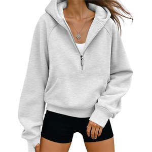 Veste d'extérieur pour homme en velours côtelé, décontractée, col montant, manches longues, pull-over, vêtement d'extérieur, sweat à capuche - Product Image 2