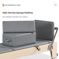 Machine de Pilates pliable en bois d'érable réglable pour usage domestique dans les petits espaces, studio de Pilates et salle de sport