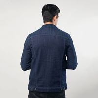 Ventes en gros OEM, vestes en jean pour hommes, coupe slim, imprimées, tendance, streetwear, design personnalisé, 100% coton