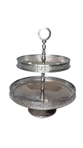 Soporte redondo para pasteles de la mejor calidad, diseño maravilloso, vajilla de gran tamaño, soporte para postres y aperitivos para fiestas de boda a buen precio - Product Image 2