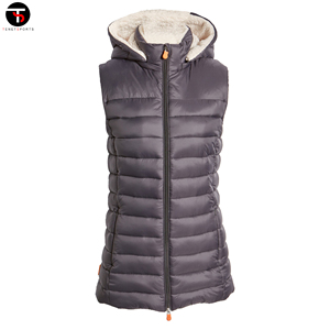 Veste manteau d'hiver brillant personnalisé de meilleure qualité pour hommes dernière conception gilet de mode promotionnel en coton vêtements d'extérieur gilet bouffant - Product Image 5