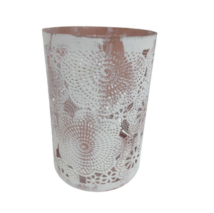 Handmade Iron Votive <b>Holder</b> Antique <b>Copper</b> Finish Unique Design White <b>Candle</b> Jar for Christmas Tabletop Decoration Living Room - Product Image 5