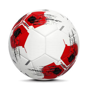 Pelotas de entrenamiento de fútbol de tamaño personalizado de alta calidad, superventas, Material PU de cuero, logotipo estampado de grupo de edad para niños, MUSRIZ - Product Image 1