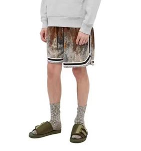 <b>Men's</b> Summer Casual Acid Wash <b>Shorts</b> Comfortable Solid Color Wear Hot Sales Digital Printed <b>Shorts</b> for Adults - Product Image 6