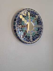 Miroir mosaïque bleu - Product Image 3