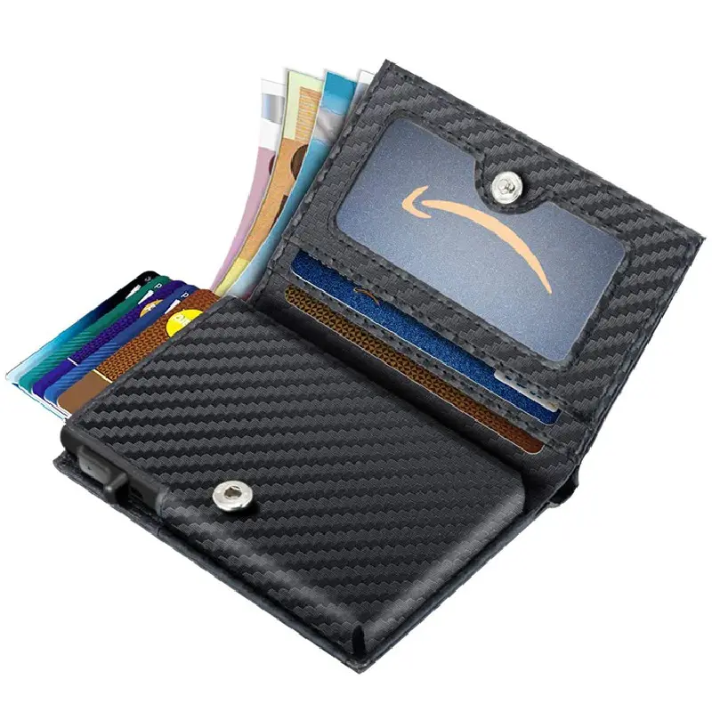 Professional design leather wallets for credit card, ID card holder for men in customized color