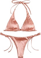 Ensemble bikini brésilien 2 pièces 2023 pour femme, col en V, imprimé animal, taille haute, maillot de bain, tenue de plage